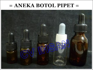 BOTOL PIPET BENING DAN COKLAT