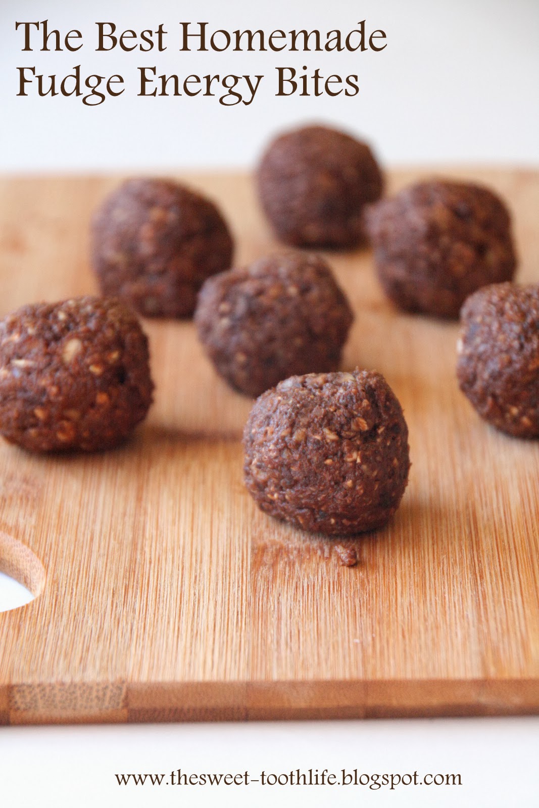 The Sweet {Tooth} Life How to Make the Best Homemade Fudge Energy Bars (gluten, dairy, and