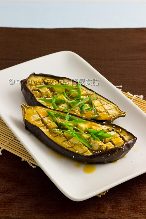 烤焗味噌茄子【健康美味】Baked Eggplant with Miso Sauce 簡易食譜 基絲汀 中西各式家常菜譜