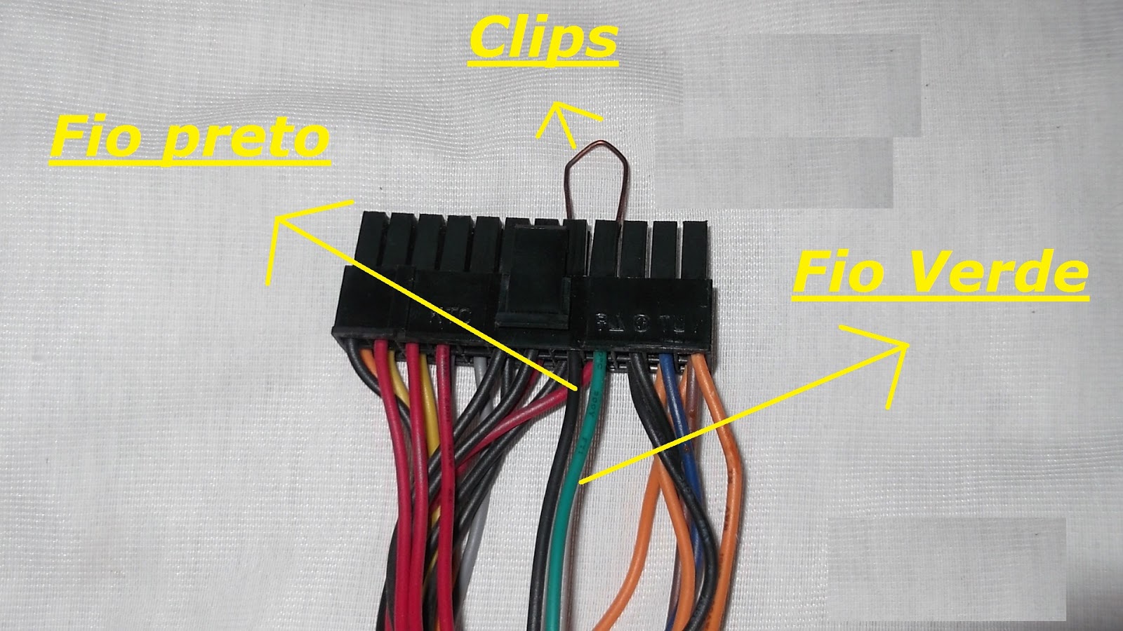 Pequeno Reparo informatica Teste de Fonte