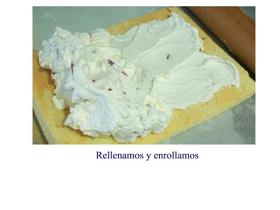 Brazo De Gitano De Nata Y Fresas
