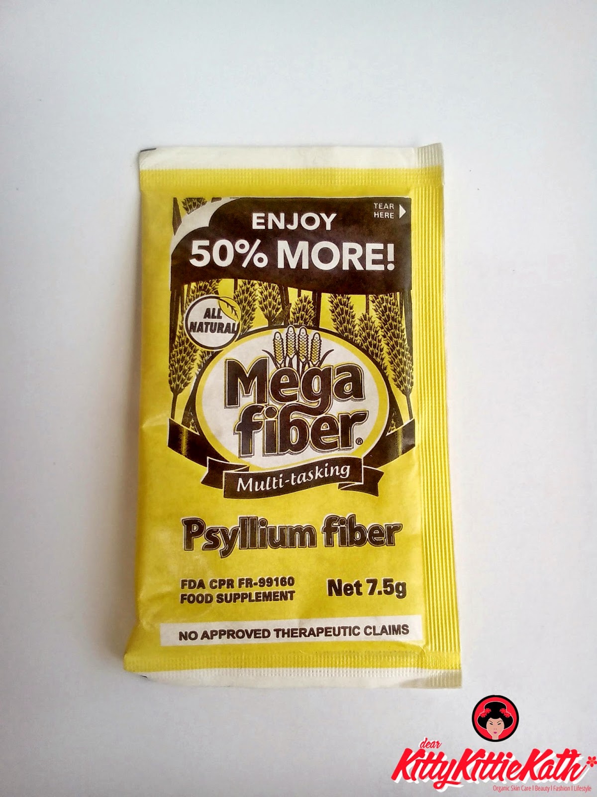 Product Review MEGAFIBER Psyllium Fiber Supplement Dear Kitty Kittie Kath Top Lifestyle