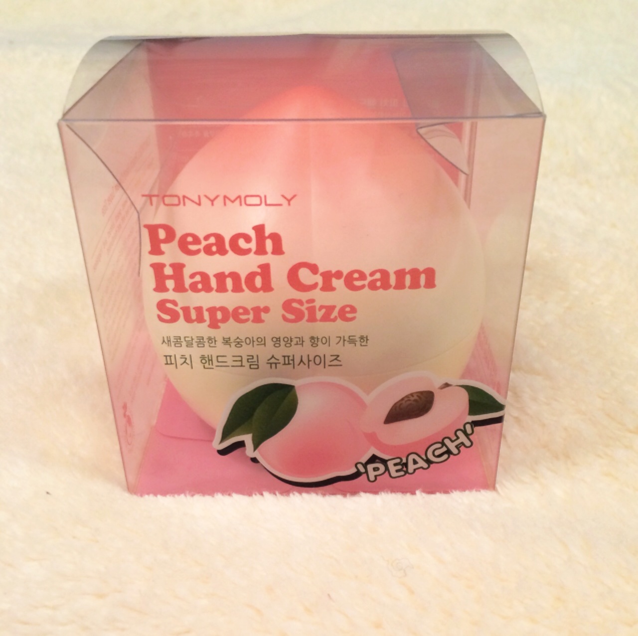Peach Booty Reviews ( •ᴗ• ) ☆ Tony Moly SUPER SIZE peach hand cream