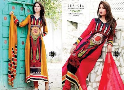 Shaista Summer Vol-2 Lawn Dresses Collection 2013