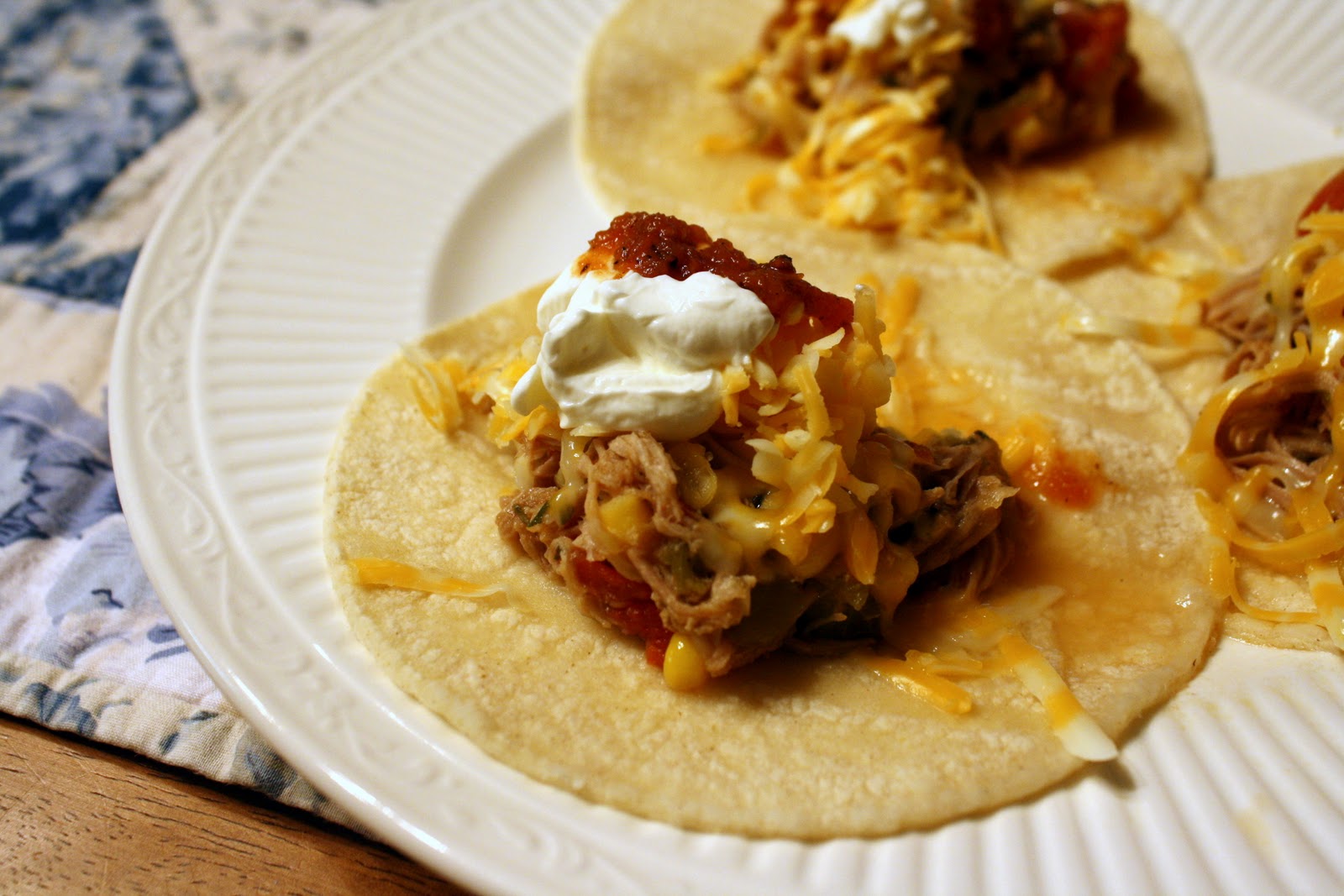 Life with the Mozas Foodie Friday Slow Cooked pork tacos