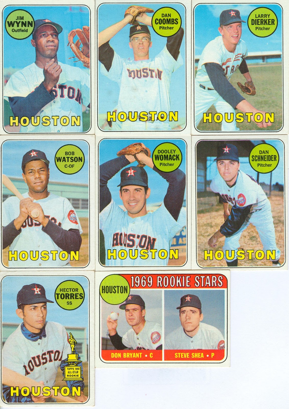 1969 Topps Baseball The Astros are Back