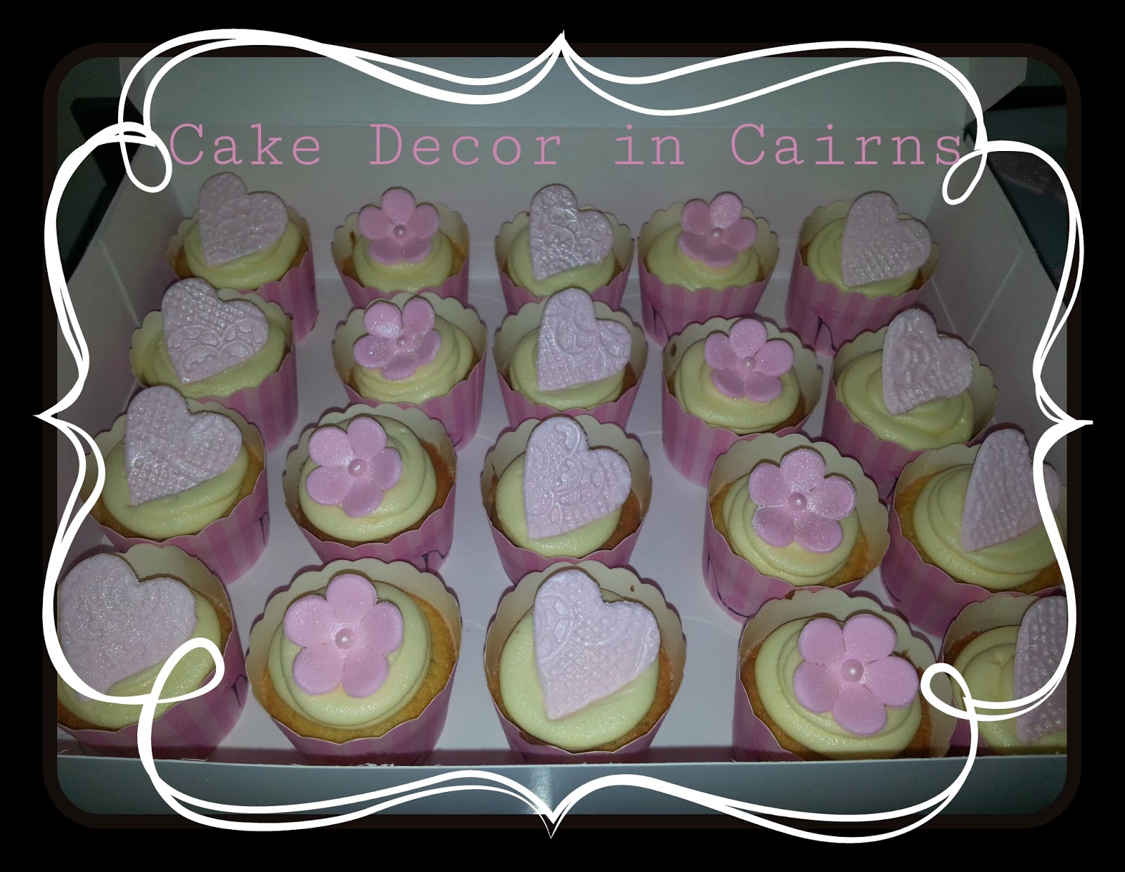 Cake Decor in Cairns Bulk Wedding Cupcakes Lace & Love