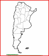 Los chicos de 4º A completaron un mapa de Argentina utilizando cuadro de . juli pastorino
