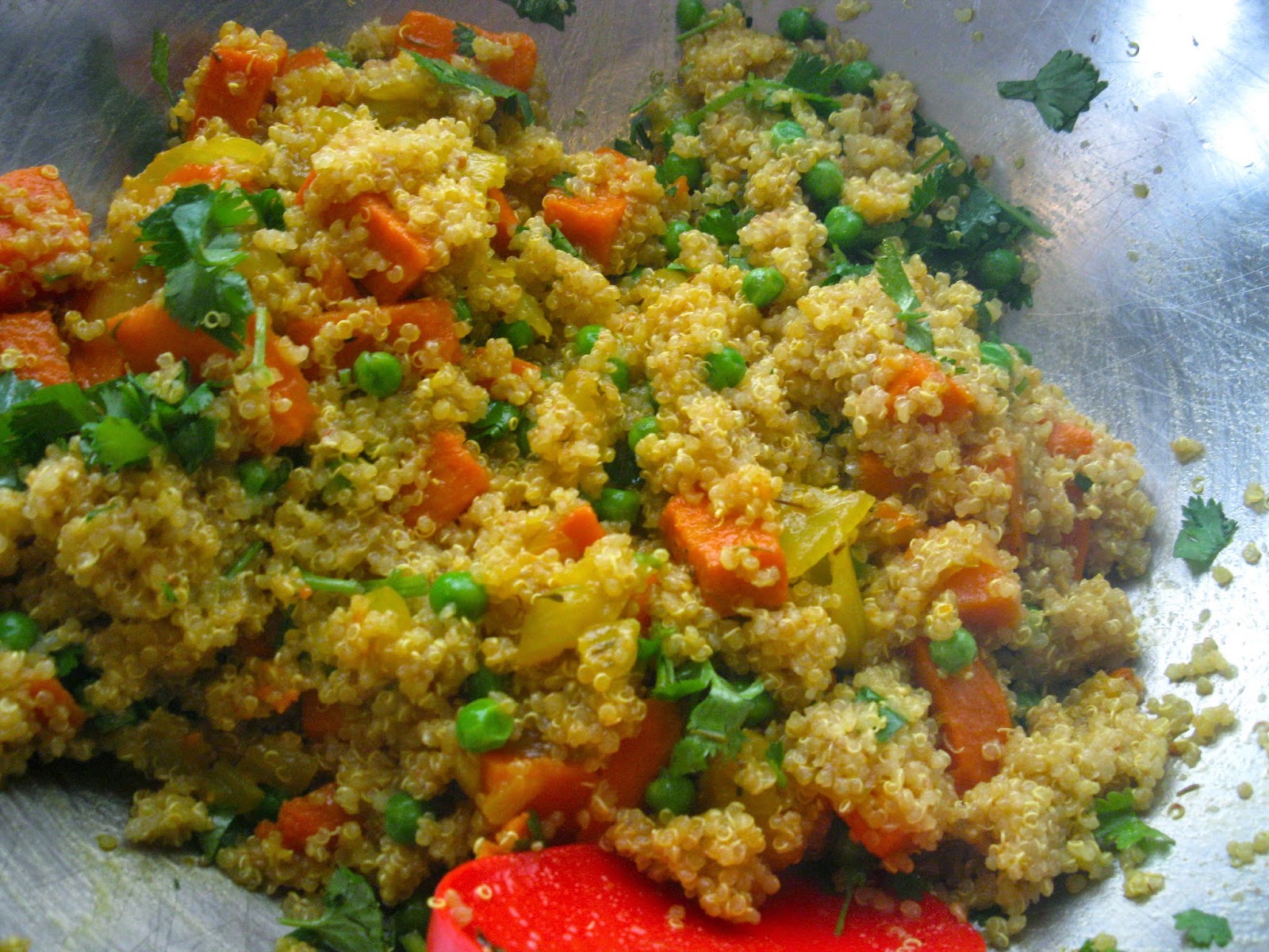 GOOD LIFE Living Well Carrot & curry dip with yogurt; Eggplant and