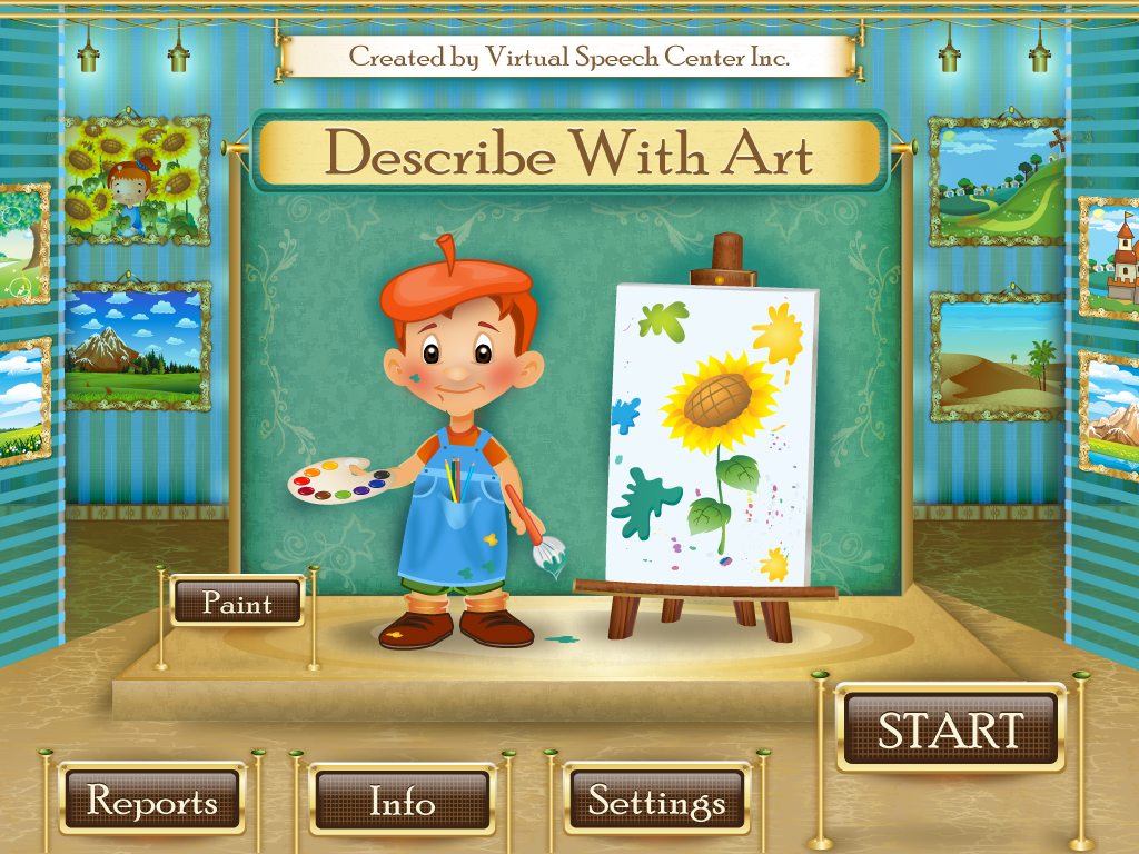 Introducing, Describe with Art! ((App Review)) Speech Time Fun