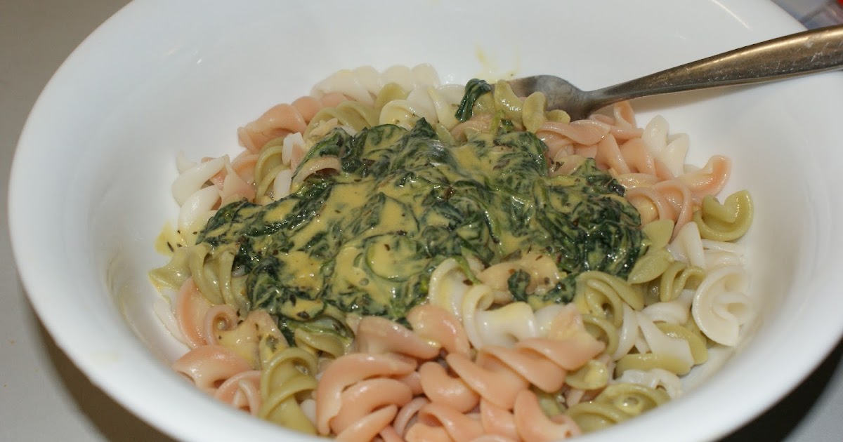 Vegan4Life Recipe Pasta Florentine