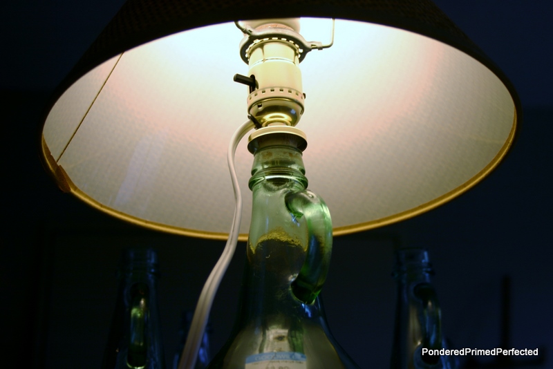Pondered Primed Perfected Glass Wine Bottles Lamps
