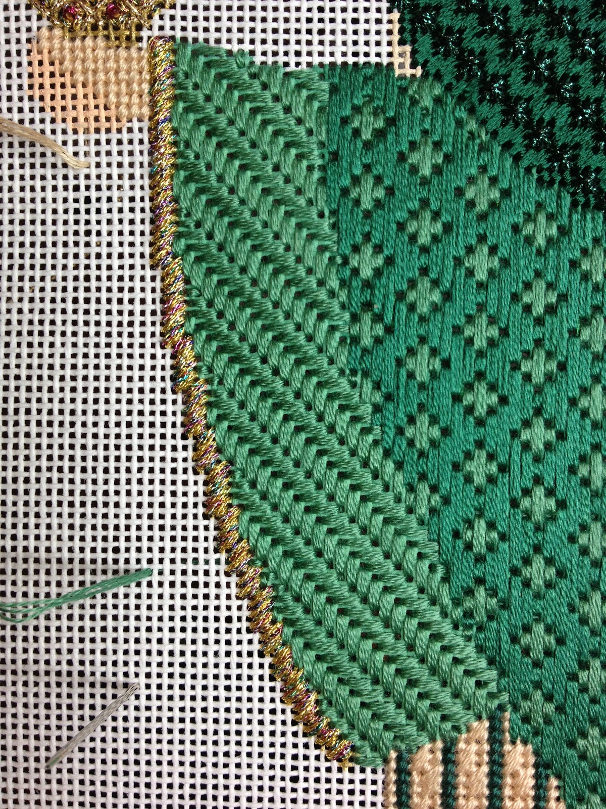 steph's stitching Angel Wings