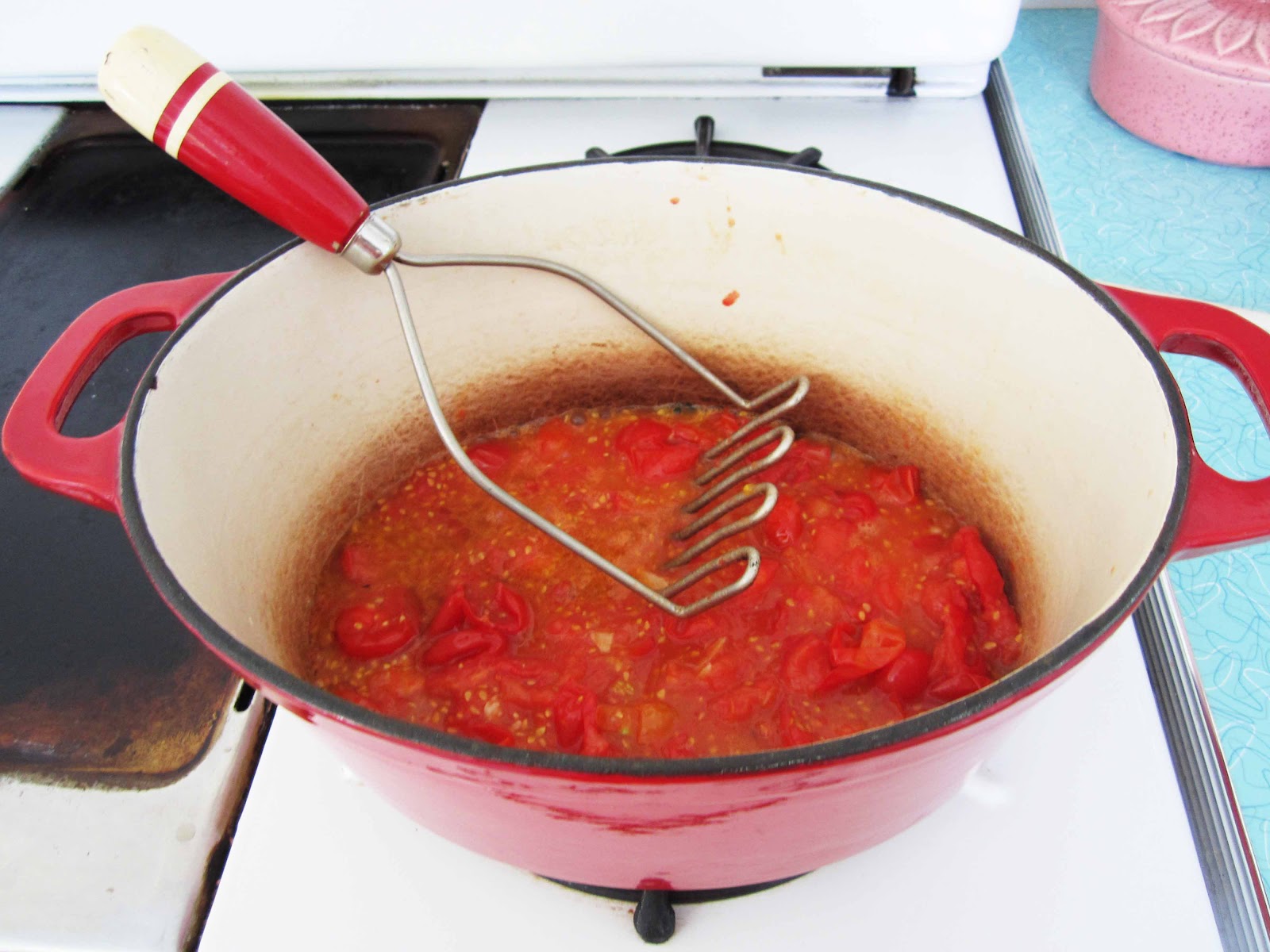 Picnics in the Park Made From Scratch Cherry Tomato Pasta Sauce