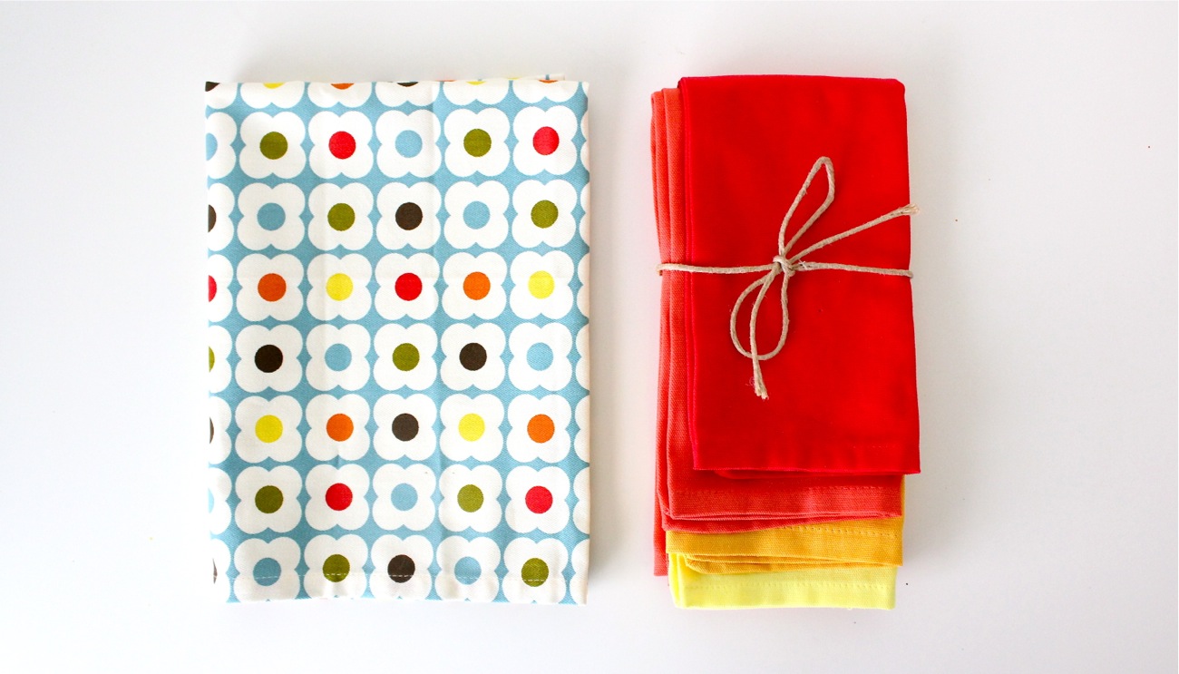 Dishtowel + Napkin Totes MADE EVERYDAY