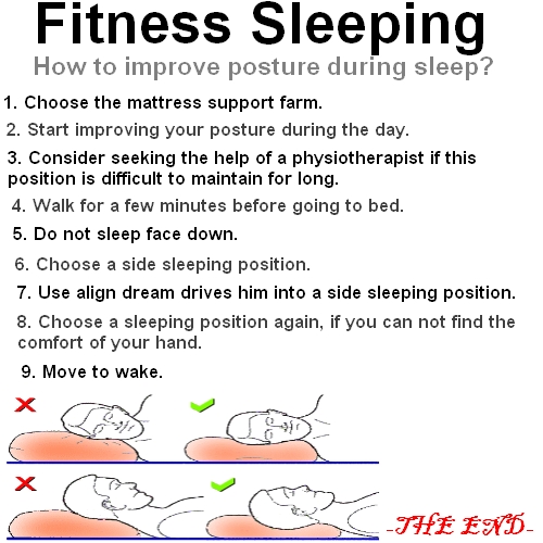 FOR BETTER LIFE Fitness Sleeping How to Improve Posture During Sleep?