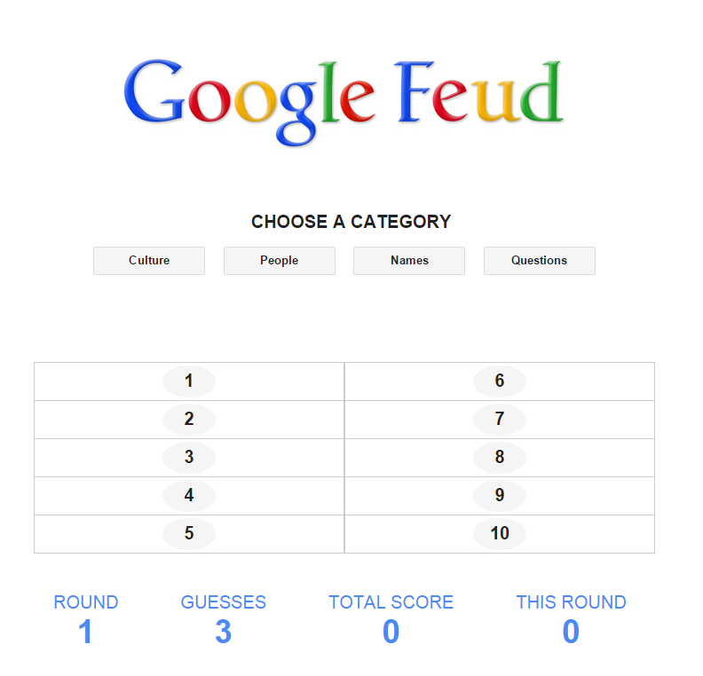 Educational Technology Guy: Google Feud - turns Google search suggestions  into a game