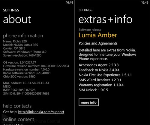update nokia amber will be added to the bluetooth 4 0 lumia 720 620 and 520 many new features are updated more