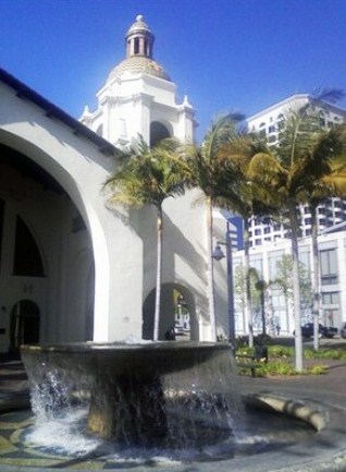 Train Station Fountain