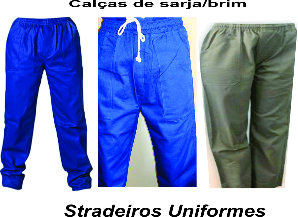 calça sarja uniforme