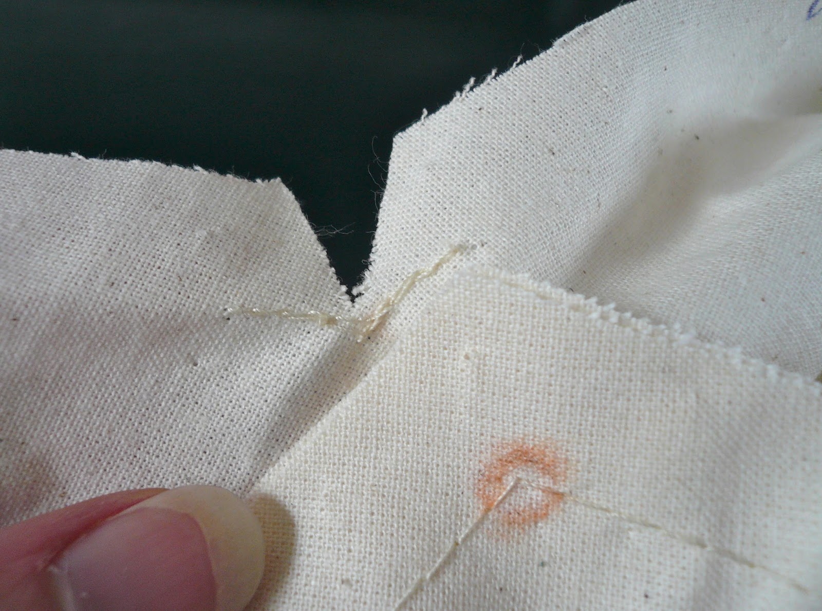 Handmade Jane Tutorial attaching a collar and facings to a shirt dress