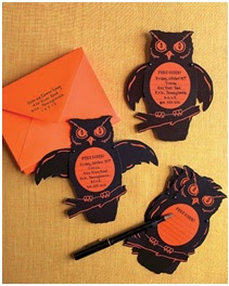 Halloween invitation cards 