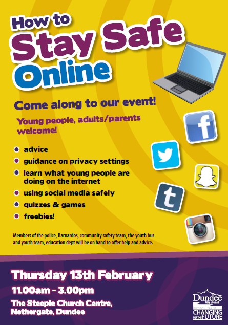 laurie bidwell how to stay safe online event for adults young