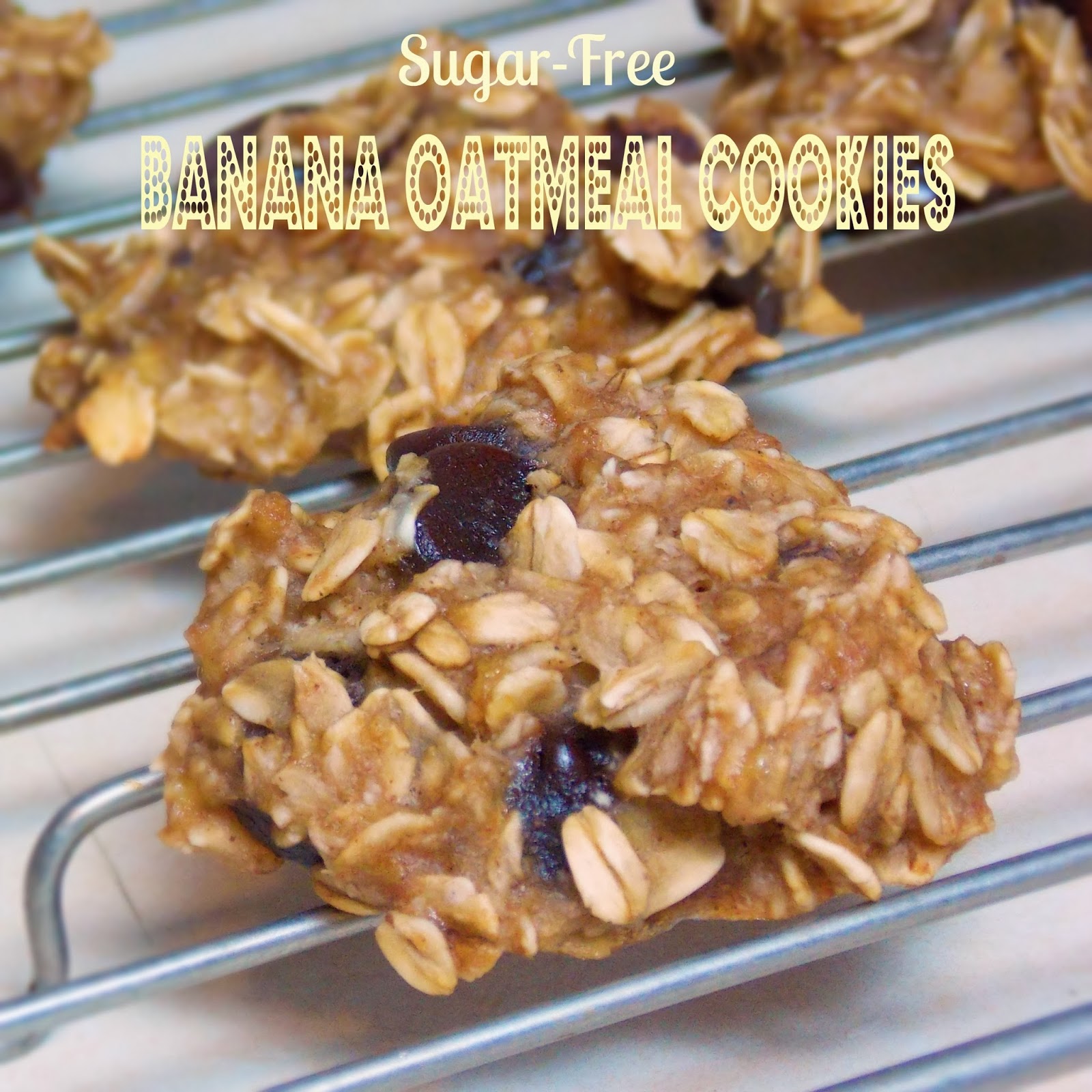 The Life & Loves of Grumpy's Honeybunch Banana Oatmeal Cookies sugar