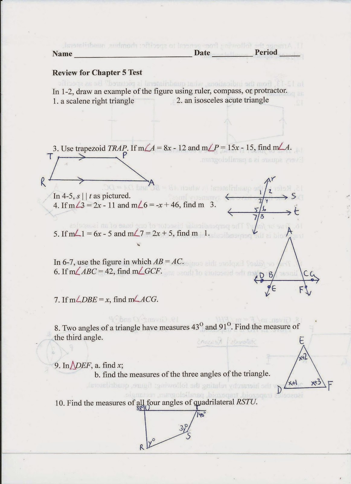 Geomentry homework help