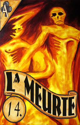 Similar to the tarot card of Death, la meurte has a different symbolisim and meaning when cast for fortune telling.