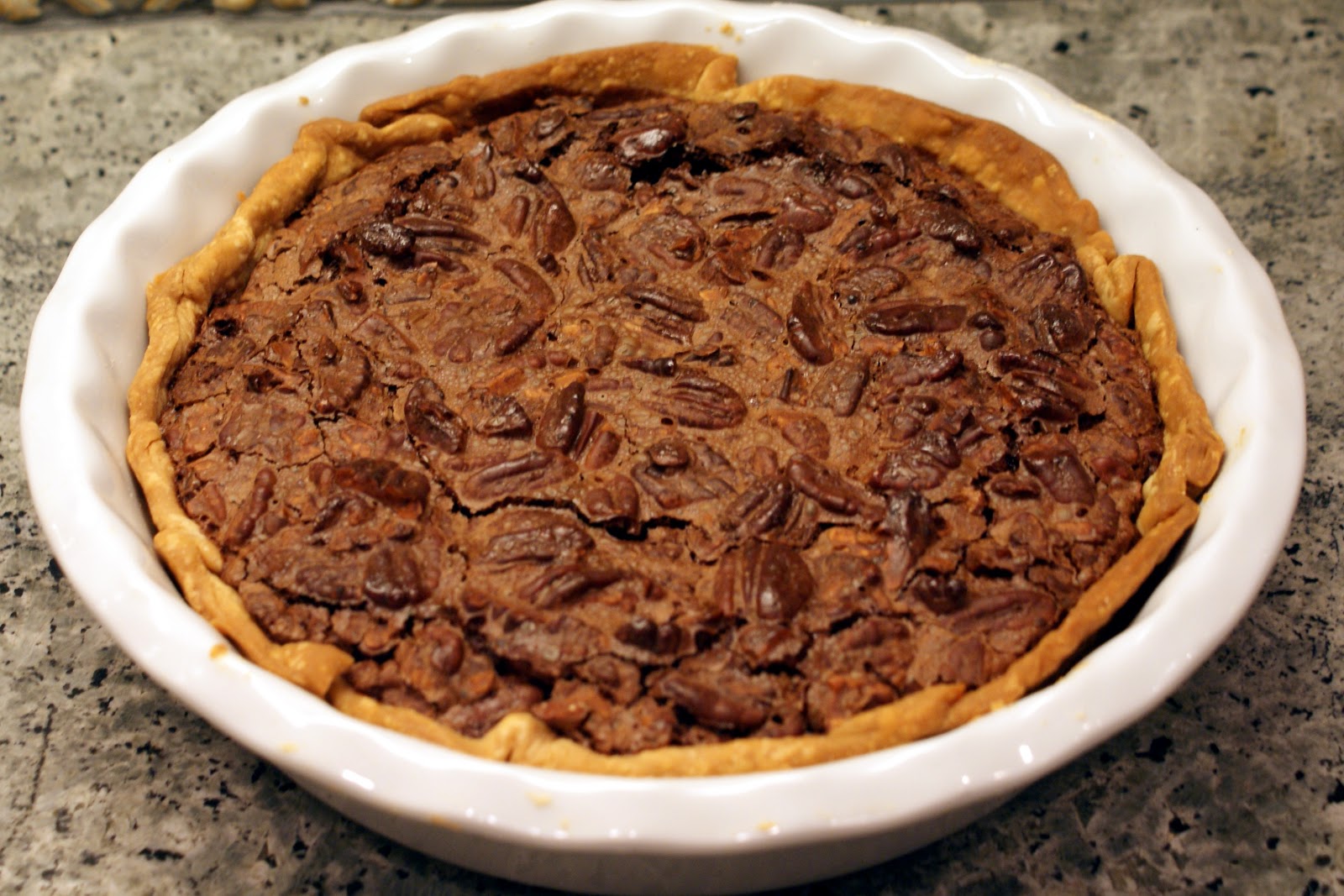The Baker's Mann Chocolate Pecan Pie