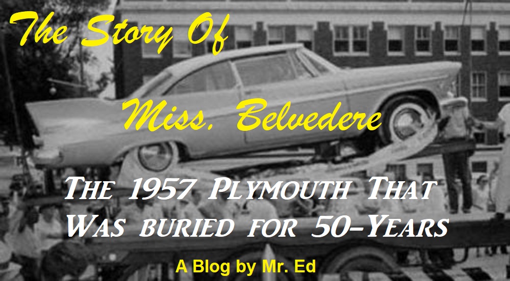 Buried 1957 Plymouth, Tulsa, Miss. Belvedere