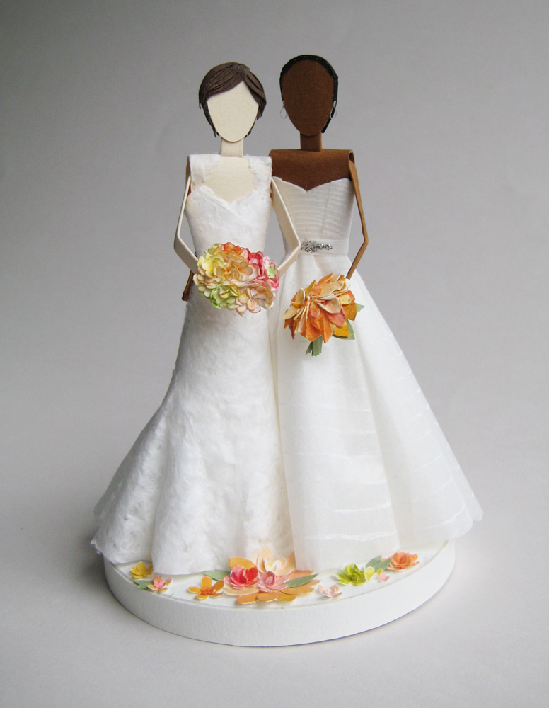 Concarta Paper sculpture cake toppers for weddings