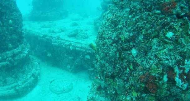 Cemitério subaquático faz lembrar as ruínas da Atlântida (fotos e video)