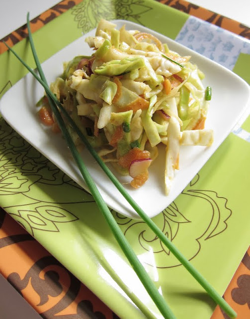 Arctic Garden Studio Asian Cole Slaw with Wasabi Dressing