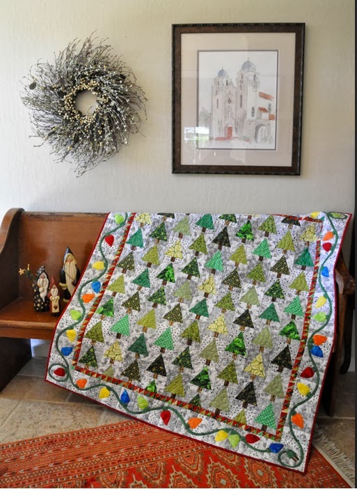 Tree's Up Lights On Quilt Pattern at John Colburn blog