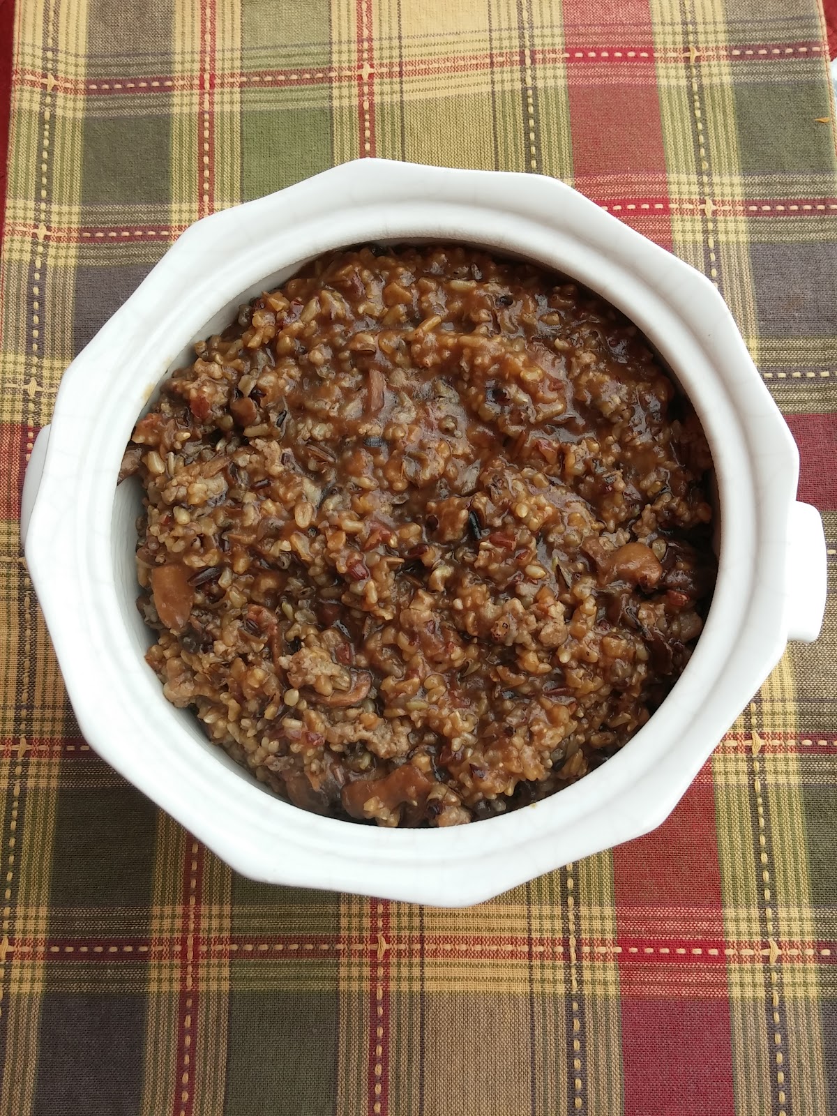 Improv Slow Cooker Sausage and Wild Rice Pot Edesia's Notebook