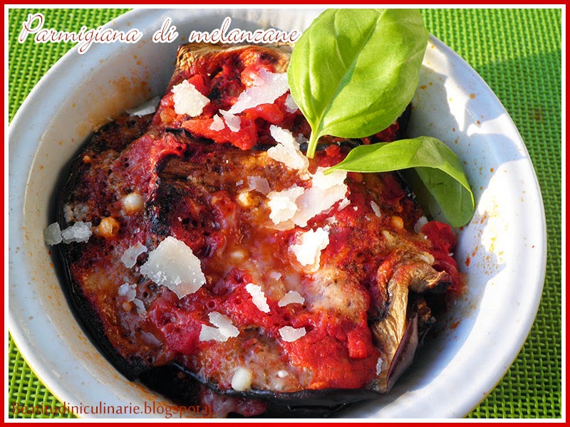 parmigiana di melanzane light per un libro, un film, una ricetta