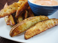 Oven Baked Steak Fries
