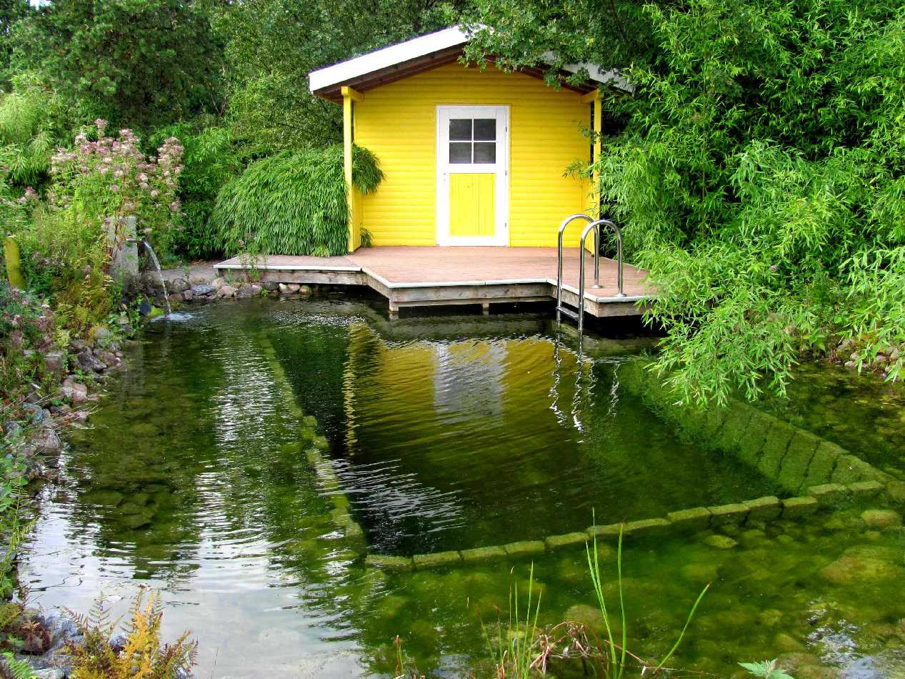 Gartenanders Der Wellnessgarten Whirlpool, Sauna