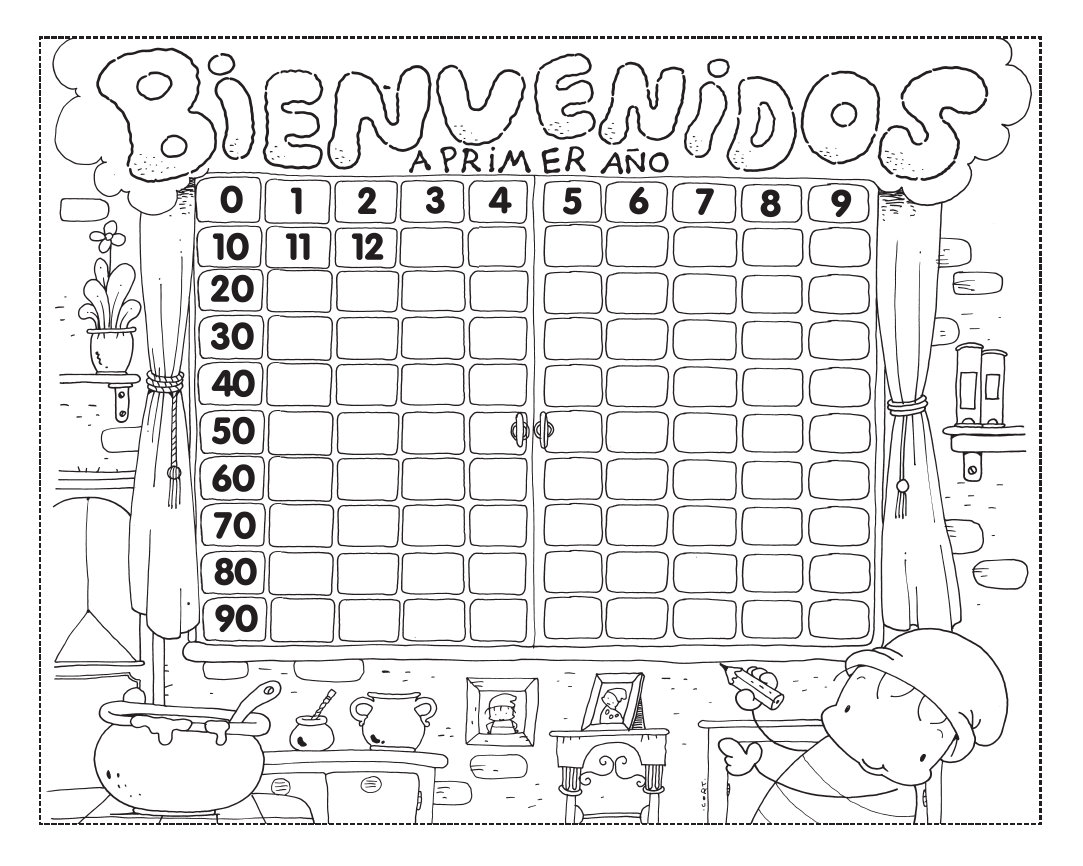 Dibujos De Los Numeros Del 1 Al 100 Para Colorear Imagui