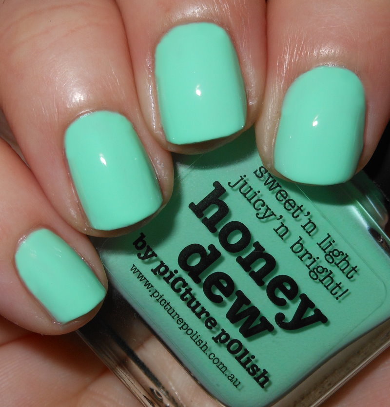 Imperfectly Painted Picture Polish Honey Dew