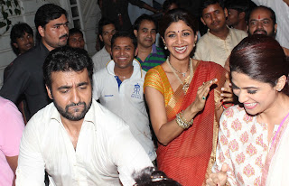 Shilpa Shetty Kundra's Ganpati Visarjan Gallery