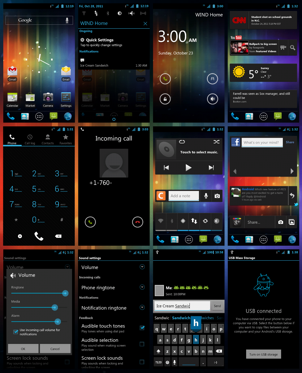Tech Review... in review...: [Theme] Ice Cream Sandwich for CM7 v 1.4