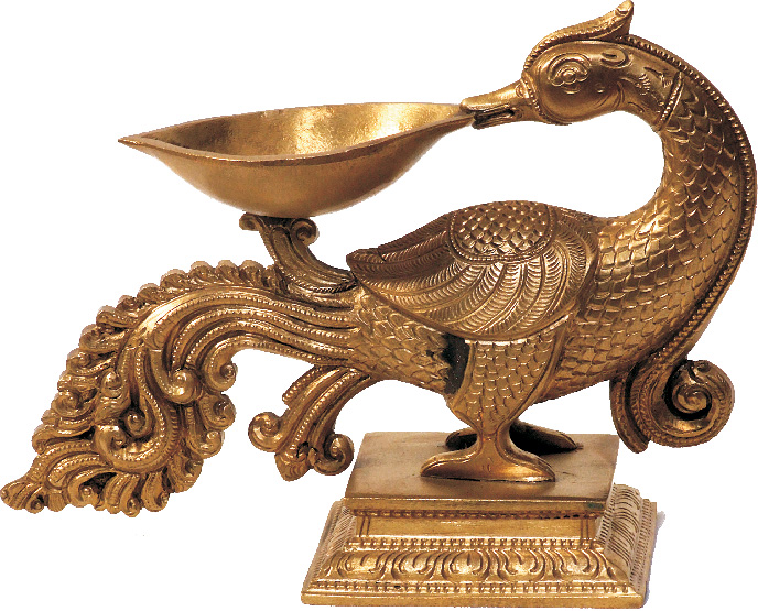 The Cultural Heritage of India Brass Lamps ( Kutthu Vilakku ) of Tamil