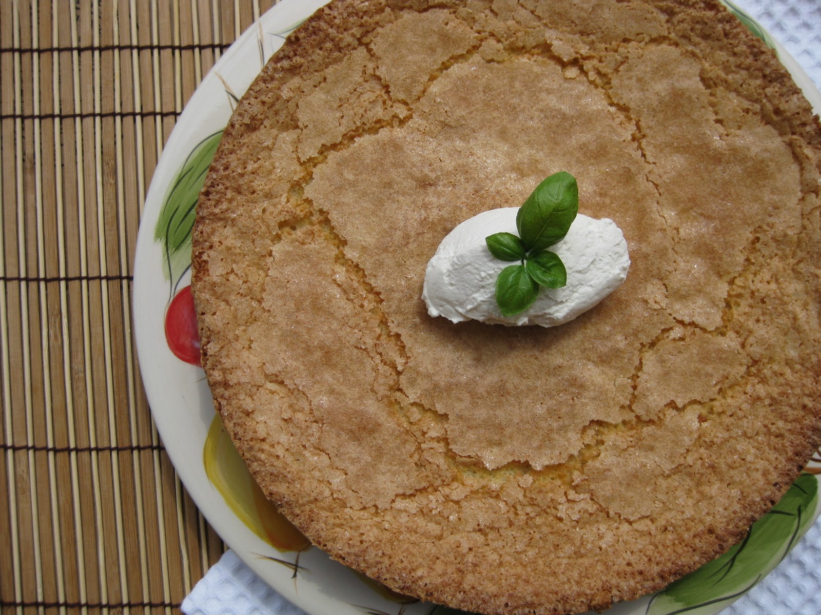 The Sweet Touch Blood Orange Basil Olive Oil Cake