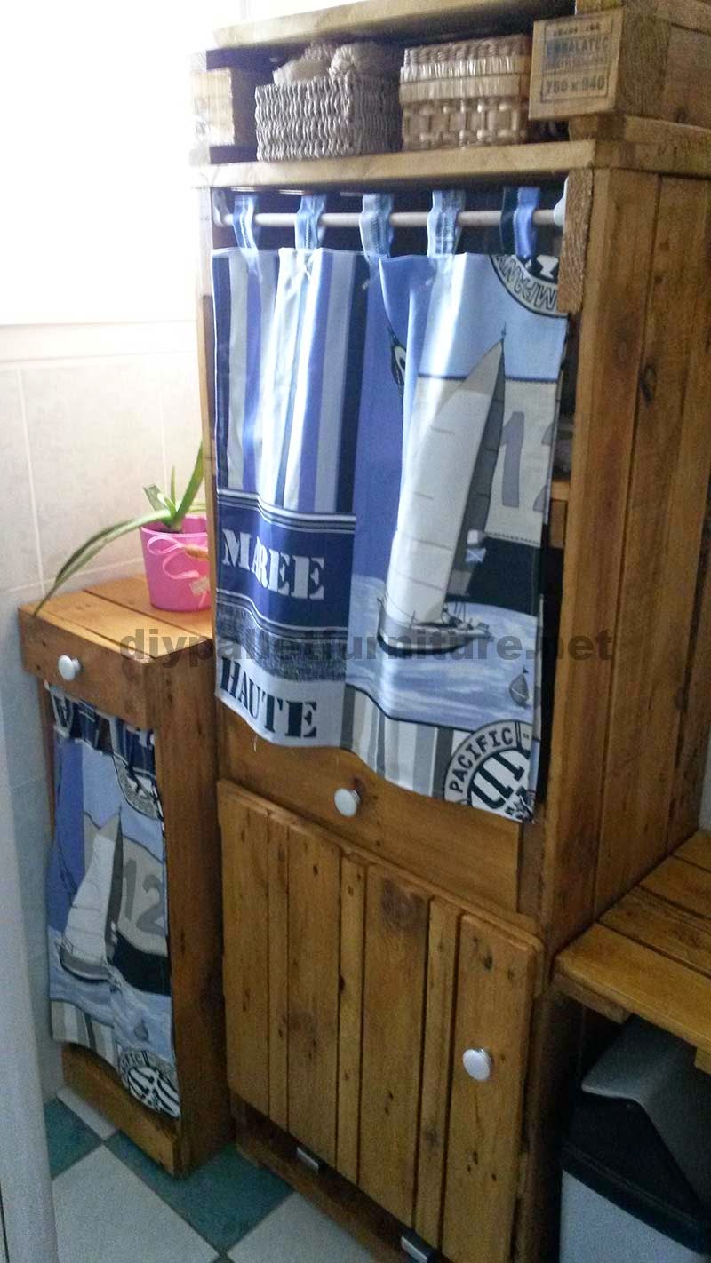 Mueblesdepalets.net: Muebles para el baño realizados íntegramente con