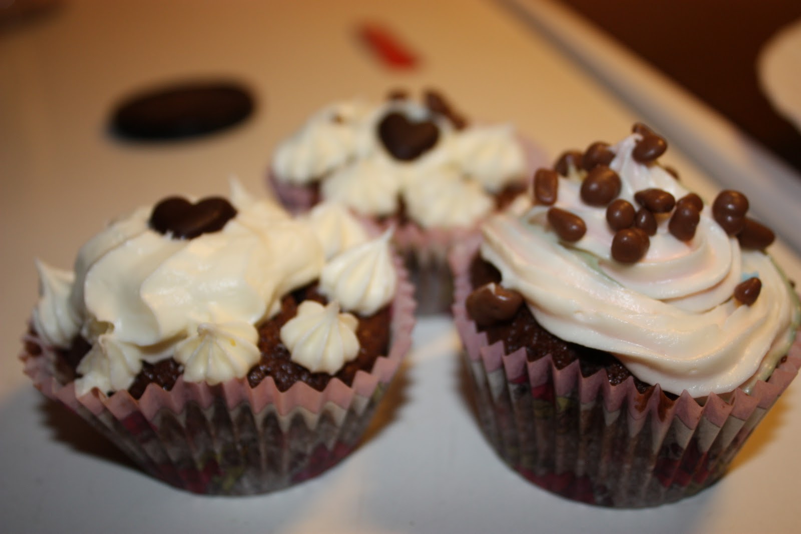 Sjokolade Smørkrem Muffins