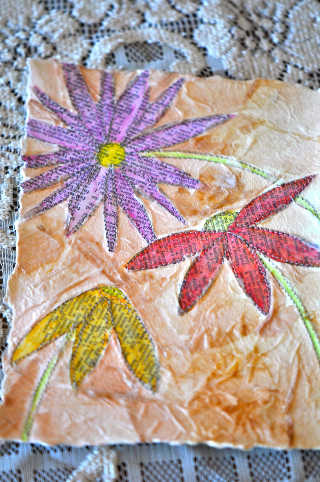 Patina Moon Creating Art with Tea Bags