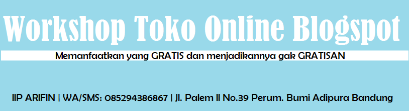 Workshop Toko Online Blogspot